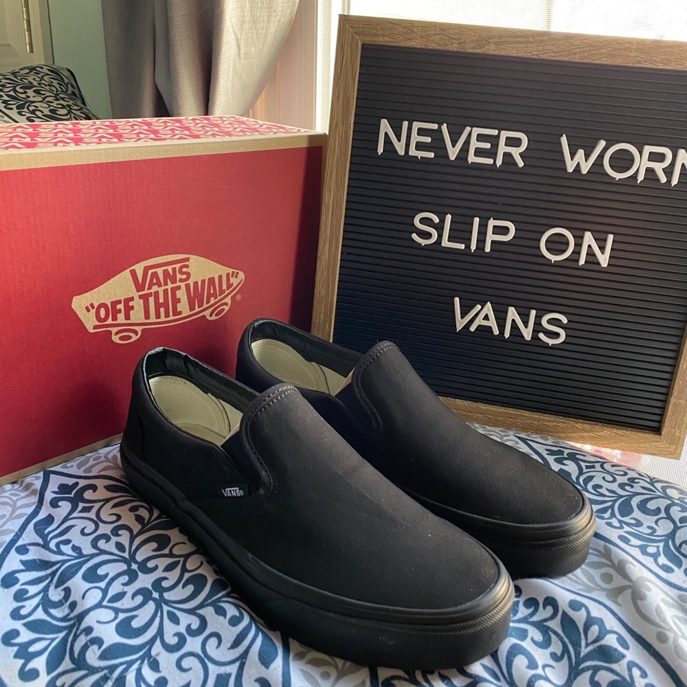 Never Worn Slip On Vans